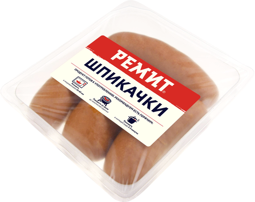 Шпикачки РЕМИТ, 460г, крупный план