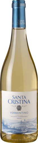 Вино SANTA CRISTINA Vermentino Тоскана ординарное сортовое белое сухое, 0.75л, детальное фото