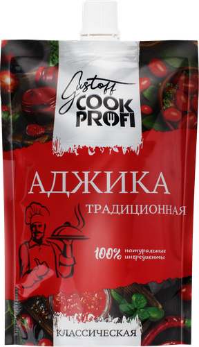 Соус томатный GUSTOFF COOK PROFI Аджика Традиционная, 150г, изображение