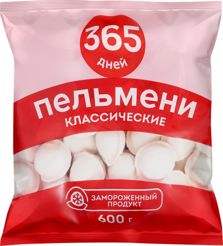 Пельмени 365 ДНЕЙ Классические, 600г, фото