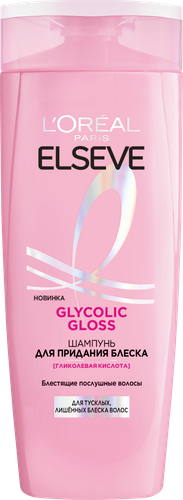 Шампунь для волос L'OREAL Paris Elseve Glycolic Gloss, крупный план