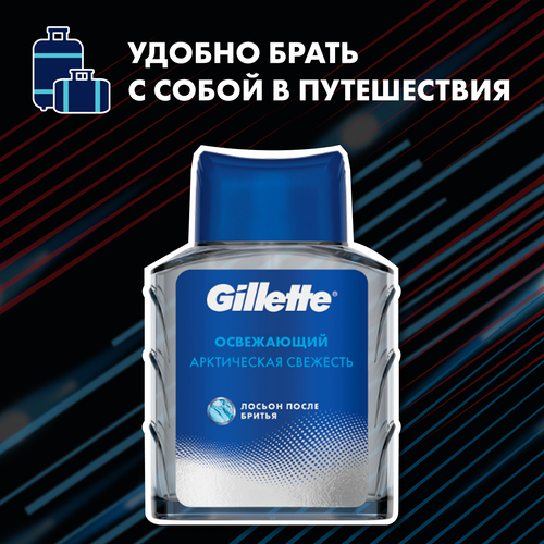 Набор подарочный GILLETTE Series Лосьон после бритья Освежающий, 50мл+Пена для бритья Классическая, 50мл, картинка