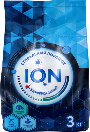 Стиральный порошок ION универсальный, 3кг, фото