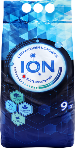 Стиральный порошок ION универсальный, 9кг, фото