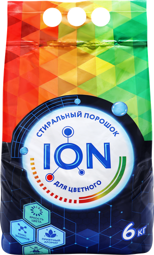 Стиральный порошок для цветного белья ION, 6кг, фотография