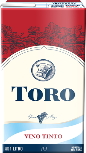 Вино TORO Tinto ординарное красное сухое, 1л, фотография