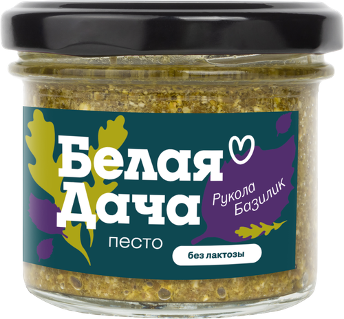 Соус песто БЕЛАЯ ДАЧА Рукола-базилик, 90г, изображение