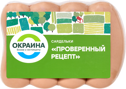 Сардельки ОКРАИНА Проверенный рецепт, весовые, фотография