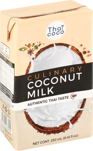 Напиток на растительной основе THAI COCO Кокосовый, ультрапастеризованный, 250мл, картинка