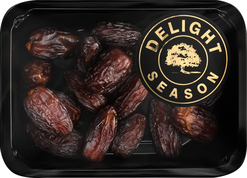 Финики DELIGHT SEASON Королевские Меджуль, сушеные с косточкой, 300г, крупный план