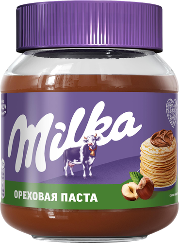 Паста шоколадно-ореховая MILKA с добавлением какао, 350г, картинка