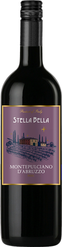 Вино STELLA BELLA Монтепульчано д'Абруццо красное сухое, 0.75л, фото