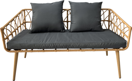 Диван садовый GIARDINO CLUB искусственный ротанг, Арт. 205044-2, изображение