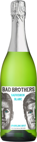 Вино игристое BAD BROTHERS Совиньон Блан белое брют, 0.75л