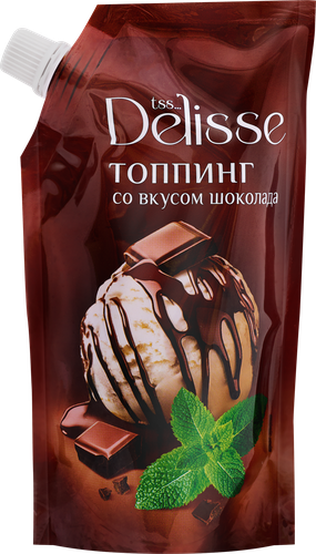 Топпинг DELLISE со вкусом шоколада, 270г, изображение