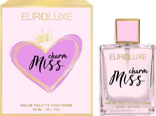 Туалетная вода женская EUROLUXE Miss charm edt, 50мл, фото