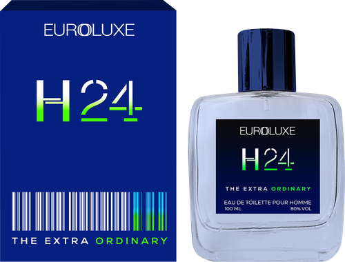 Туалетная вода мужская EUROLUXE H24 The extra ordinary edt, 100мл, изображение