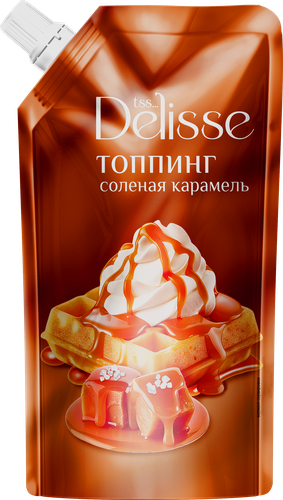Топпинг DELISSE Соленая карамель, 270г, картинка