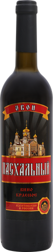Вино ПАСХАЛЬНЫЙ Звон красное сладкое, 0.7л, картинка