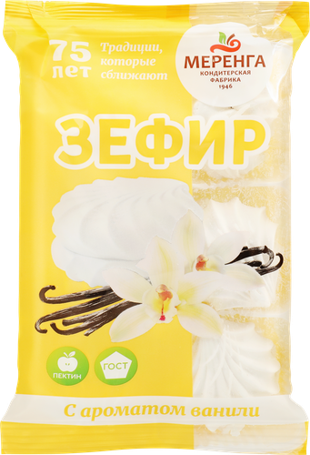Зефир МЕРЕНГА с ароматом ванили, 270г, фотография