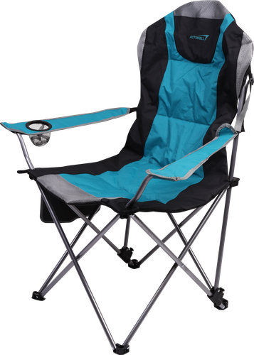 Кресло складное для пикника ACTIWELL 59х59х105см до 120кг усиленное регулируемое, с подстаканником, Арт. MU050103-1, фото