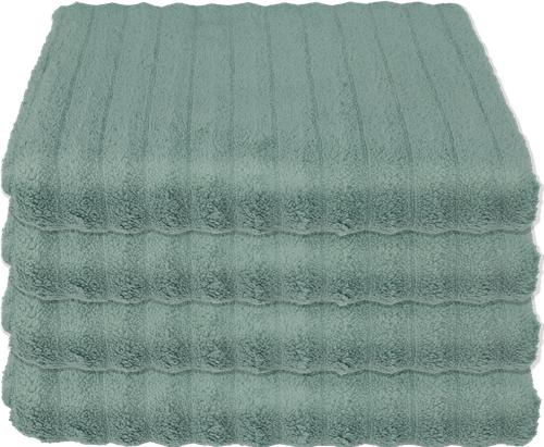 Полотенце махровое HOMECLUB Zero twist 70x130см, зеленое, Арт. 529730/4, крупный план