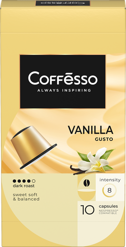 Кофе в капсулах COFFESSO Vanilla, 10кап, картинка