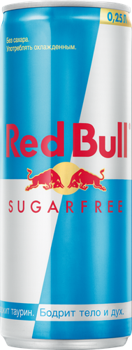 Напиток энергетический RED BULL Sugarfree газированный, 0.25л, изображение