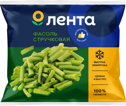 Фасоль ЛЕНТА зеленая, 400г, фото