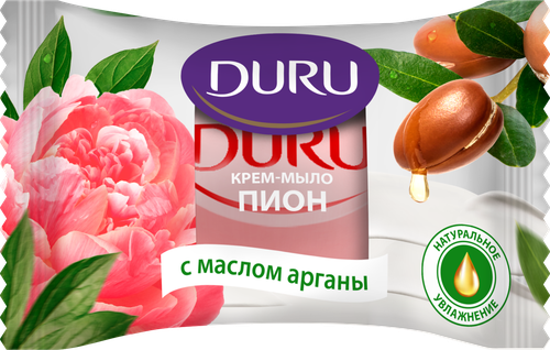 Крем-мыло туалетное DURU Пион с маслом арганы, 80г, изображение