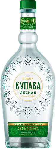 Водка КУПАВА Лесная 40%, 0.7л