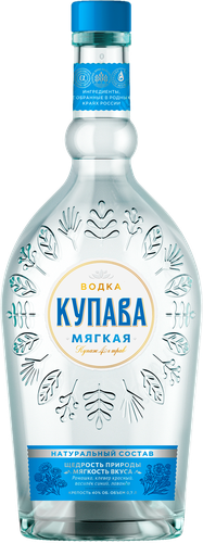Водка КУПАВА Мягкая 40%, 0.7л