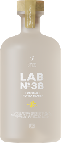 Настойка LAB №38 Ваниль-Бобы тонка 38%, горькая, 0.7л, вид