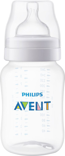 Бутылочка для кормления PHILIPS AVENT Anti-colic 260мл, с 1 месяца, Арт. SCY103/01, крупный план