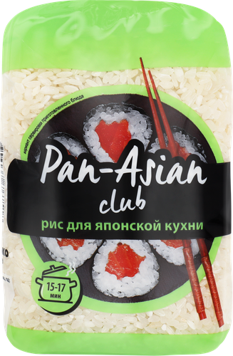 Рис для японской кухни PAN-ASIAN Для суши, 500г, детальное фото