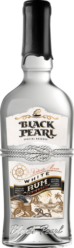 Ром BLACK PEARL Белый выдержанный 37,5%, 0.7л, детальное фото