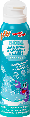 Пена для купания BAFFY 4 цвета, 200мл, вид