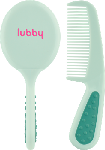 Набор для волос LUBBY расческа и щетка, с 0 месяцев, Арт. 31899, картинка