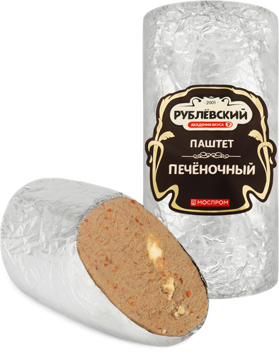 Паштет РУБЛЁВСКИЙ Печеночный мясной, 250г, фото