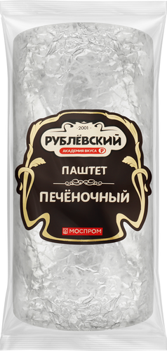Паштет РУБЛЁВСКИЙ Печеночный мясной, 250г, фотография