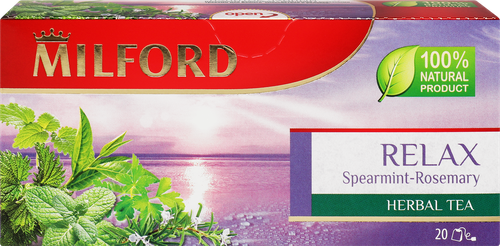Напиток чайный MILFORD Релакс, 20пак, вид