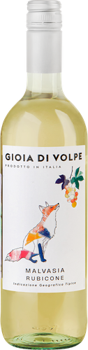 Вино GIOIA DI VOLPE Malvasia Rubicone сортовое ординарное белое полусладкое, 0.75л, картинка