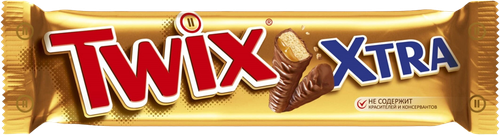 Батончик TWIX Xtra с карамелью и печеньем, 82г, детальное фото