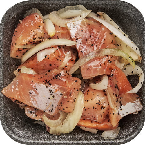 Нерка По-домашнему ЛЕНТА FRESH, весовая, крупный план