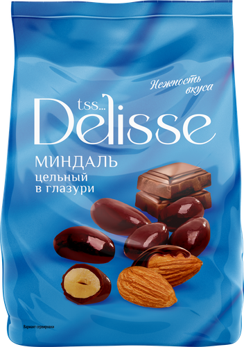 Миндаль DELISSE в глазури, 150г, крупный план