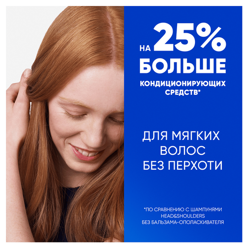 Шампунь-бальзам HEAD&SHOULDERS Основной уход 2в1 против перхоти, 1000мл, вид