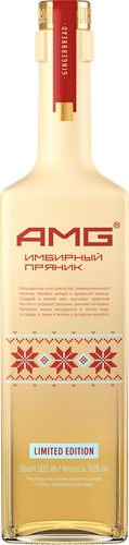 Настойка АМГ Имбирный пряник 30%, сладкая, 0.5л, фотография