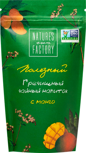 Напиток чайный ФАБРИКА НАШЕЙ ПРИРОДЫ Гречишный c манго, 100г, фотография