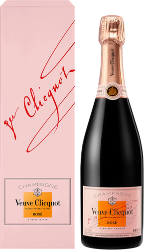 Вино игристое VEUVE CLICQUOT Понсардин выдержанное розовое брют, п/у, 0.75л