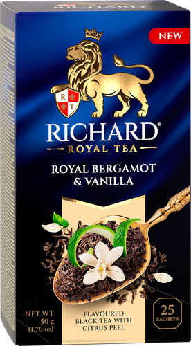 Чай черный RICHARD ROYAL Bergamot&Vanilla, 25саш, фотография